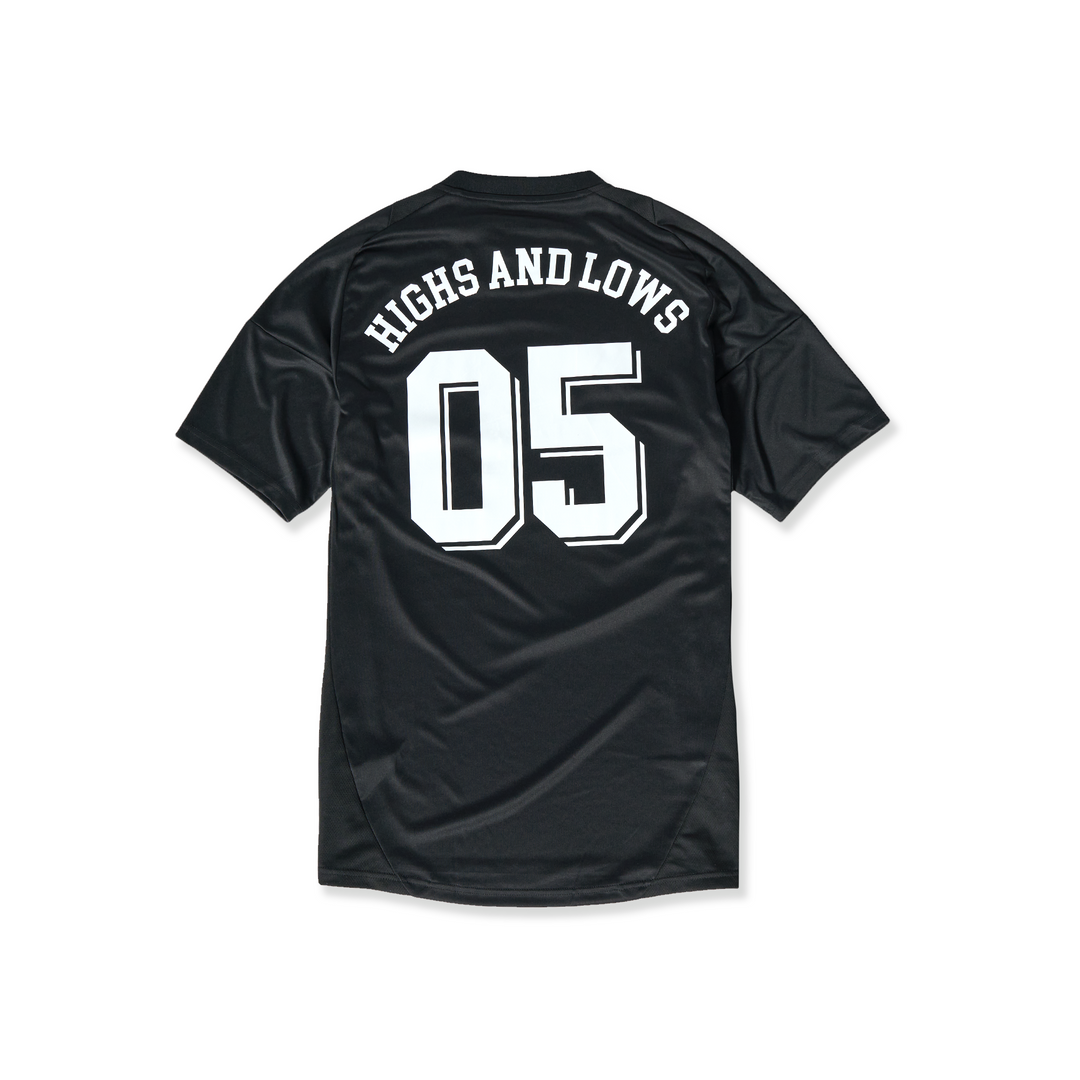 THE KIT DEALER | HIGHS AND LOWS TIRO 24 "AWAY" JERSEY - BLACK