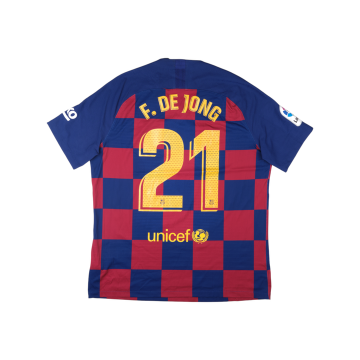 Barcelona 2019-20 Home #21 F. DE JONG