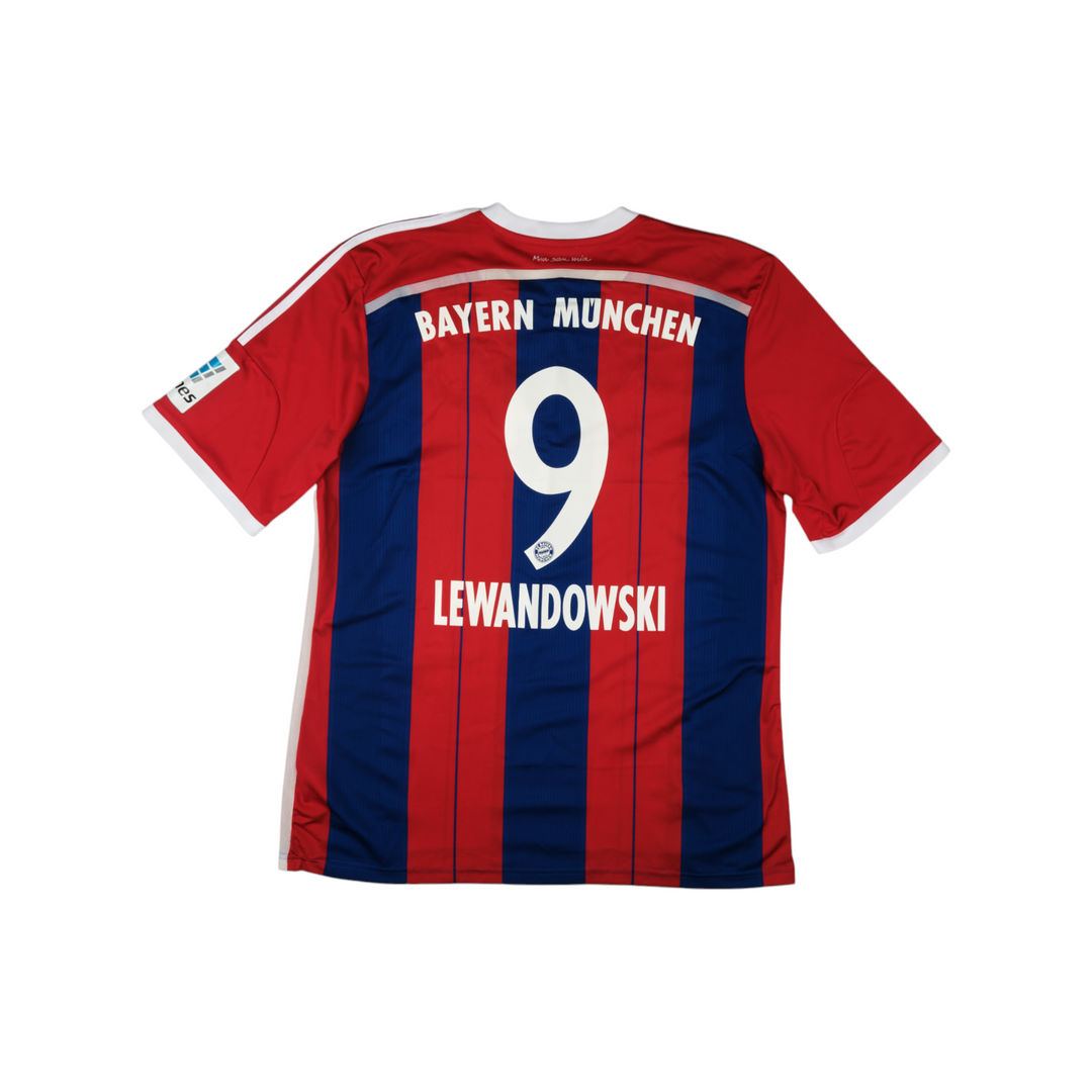 Bayern Munich 2014-15 Home #9 LEWANDOWSKI